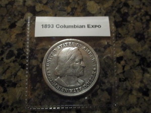 1893 US Mint Columbian Expo Silver Half Dollar