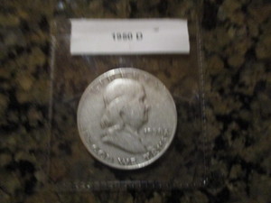 1950-D Franklin Silver Half Dollar