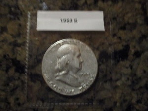 1953-S Franklin Silver Half Dollar
