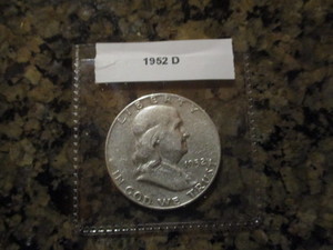 1952-D Franklin Silver Half Dollar
