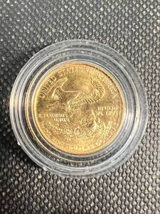 1999 AMERICAN GOLD $5 EAGLE IN AIRTITE 110th TROY OZ FINE GOLD