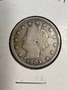 1905 US LIBERTY NICKEL FINE OR BETTER