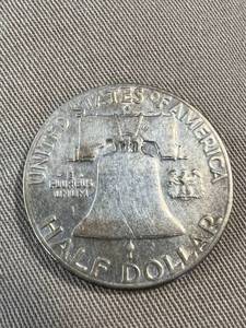 1948-D FRANKLIN HALF DOLLAR NICELY TONED