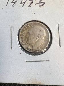 3 SILVER ROOSEVELT DIMES 1947-S 1948 1956-D
