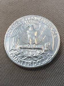 1955-D WASHINGTON QUARTER BU-UNC