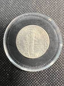 1942-D US MERCURY DIME UNC IN AIRTITE