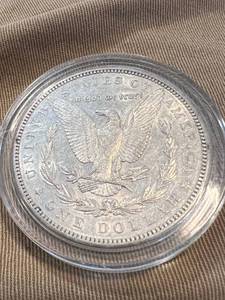 1885 US MORGAN SILVER DOLLAR UNC IN AIRTITE