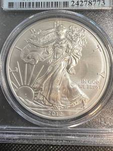 2012(S) AMERICAN SILVER EAGLE MS70 PCGS FIRSTSTRIKE