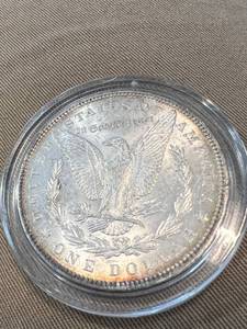 1897 US MORGAN SILVER DOLLAR IN AIRTITE