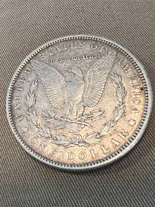 1890 US MORGAN SILVER DOLLAR