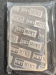 5 TROY OZ .999 FINE SILVER BAR NORTHWEST TERRITORIAL MINT SEALED