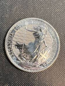 1 TROY OZ .999 FINE SILVER 2023 BRITANNIA ROUND