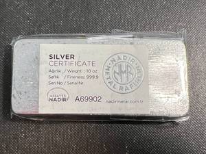 10 TROY OZ .999 FINE SILVER BAR