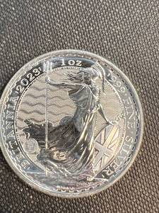 1 TROY OZ .999 FINE SILVER 2023 BRITANNIA ROUND