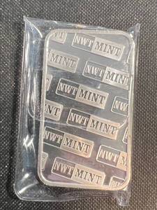 5 TROY OZ .999 FINE SILVER NORTHWEST TERRITORIAL MINT BAR