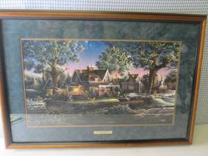 lot 13 image: (BR1) Framed Terry Redlin His Firs...