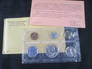 lot 39 image: 1964 US Proof Coins Set Philadelphi...