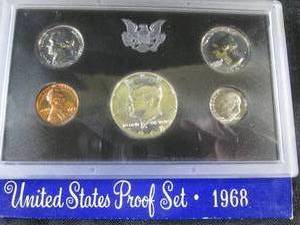 lot 40 image: 1968 United States Proof Set...