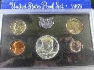 lot 41 image: 1969 United States Proof Set...