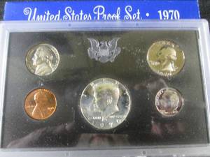 lot 42 image: 1970 United States Proof Set...
