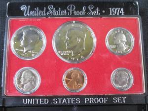 lot 46 image: 1974 United States Proof Set...