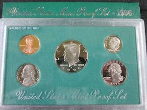 lot 68 image: 1996 United States Mint Proof Set...