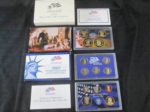 lot 79 image: 2007 United States Mint Proof Set w...
