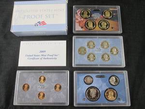 lot 81 image: 2009 United States Mint Proof Set w...