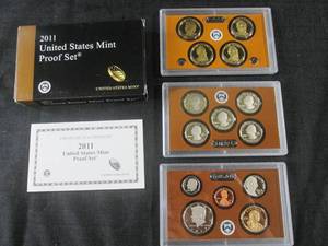 lot 83 image: 2011 United States Mint Proof Set w...