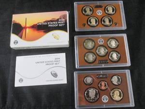lot 86 image: 2014 United States Mint Proof Set w...