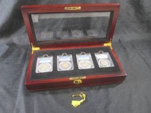 lot 95 image: 4pc PCGS MS65 Half Dollar Coins in ...