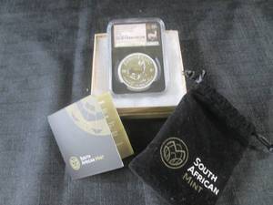 lot 120 image: 2017 1oz Ag 999 Fine Silver Krugerr...