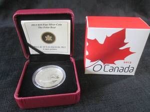 lot 133 image: 2013 $10 Canada The Polar Bear Co...