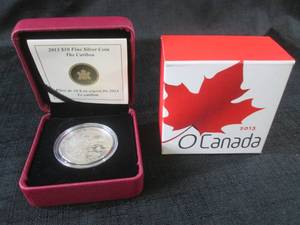 lot 135 image: 2013 $10 Canada The Caribou Coin ...