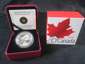 lot 136 image: 2013 $10 Canada Canadian Summer Fu...