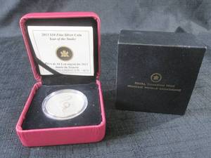 lot 142 image: 2013 $10 Canada Year of the Snake...