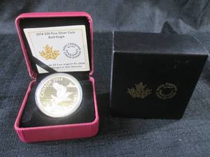 lot 146 image: 2014 $20 Canada Bald Eagle Coin 9...