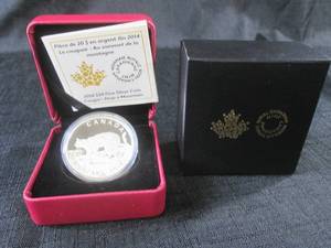 lot 147 image: 2014 $20 Canada Cougar Atop a Mou...