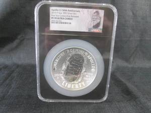 lot 161 image: 2019 P Apollo 11 50th Anniversary 5...
