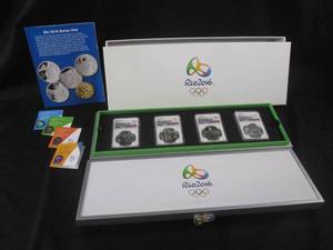 lot 162 image: Rio 2016 Series One Olympic 5 Reais...