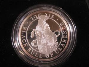 lot 173 image: 2018 UK One Ounce Silver Proof Coin...