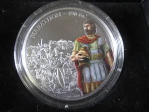 lot 174 image: 2018 $2 Antique  Coloured 1 Troy O...
