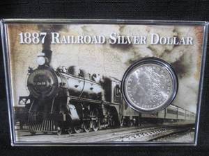 lot 178 image: 1887 Railroad Silver Dollar ...