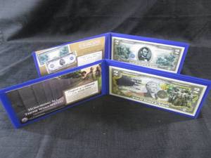 lot 183 image: 2 Commemorative $2 Bills Vietnam Ve...