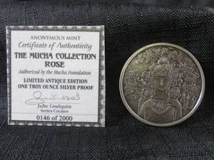 lot 216 image: One Troy Ounce Antique .999 Fine Si...