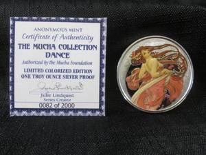 lot 219 image: One Troy Ounce Colored .999 Fine Si...