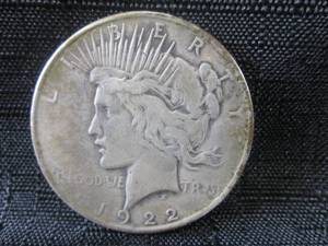 lot 247 image: 1922 Liberty Peace One Dollar Coin...