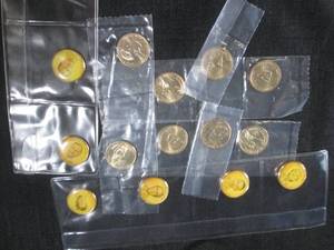 lot 281 image: Assorted Presidents Dollar Coins...