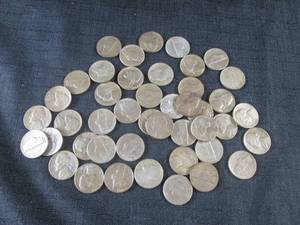 lot 288 image: Assorted 1941-1964 US Nickels...