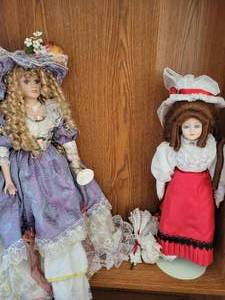 lot 17 image: Two Collectible Designer Dolls